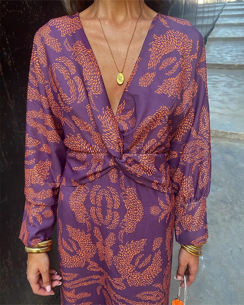 Amyra | Bohemian Print Jurk - Fashion Lab