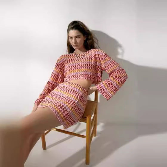 Emmy | Flared 2-delige set - Fashion Lab