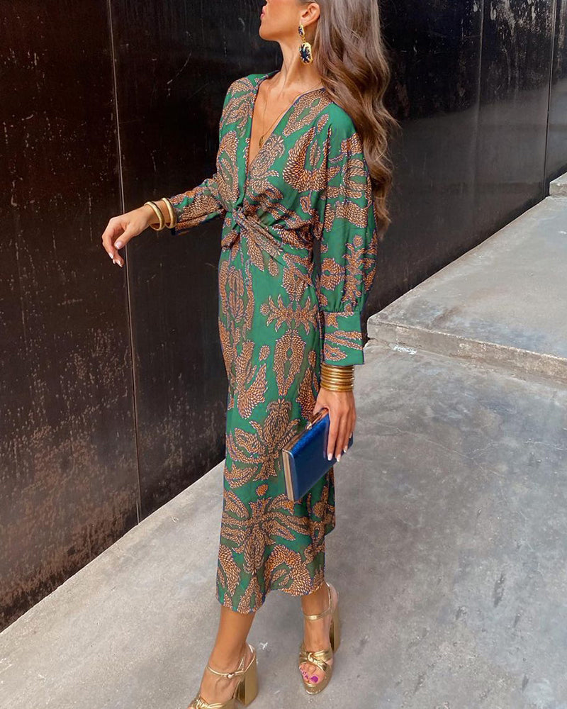 Amyra | Bohemian Print Jurk - Fashion Lab