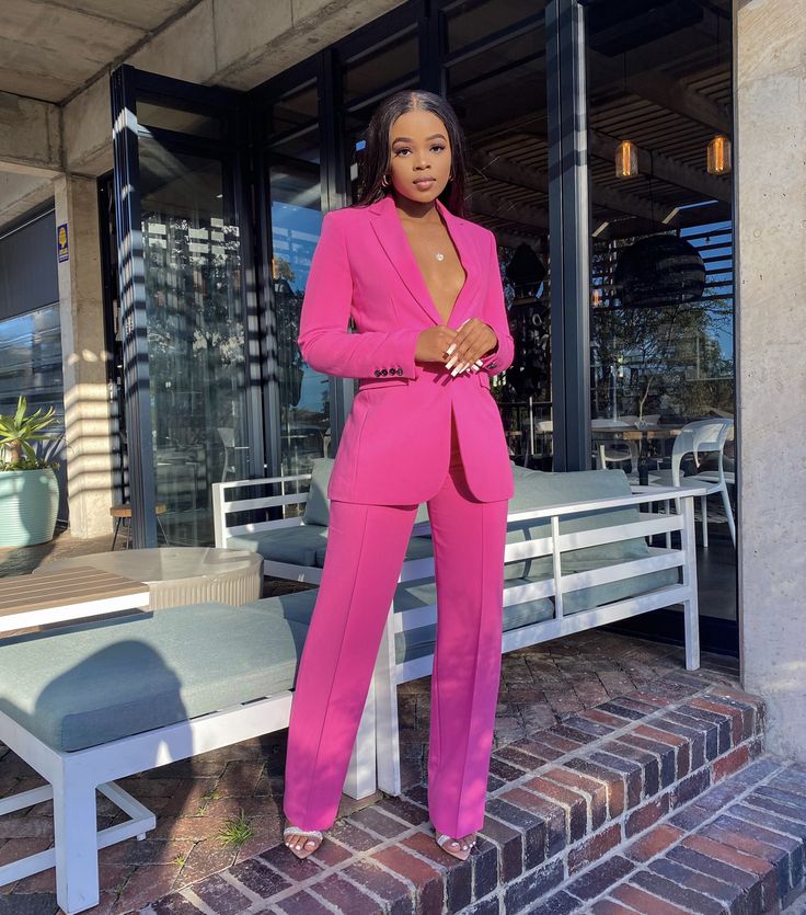 Amy | Elegante Blazer&Flare broek set - Fashion Lab