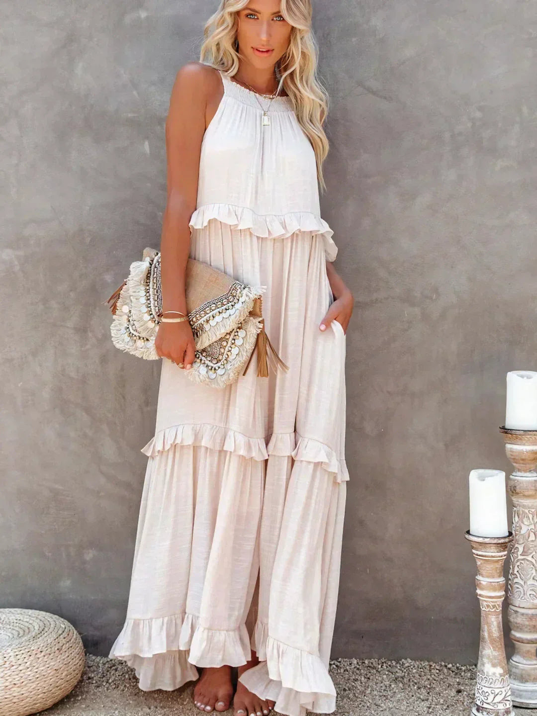Cynthia | Bohemian Maxi Jurk - Fashion Lab