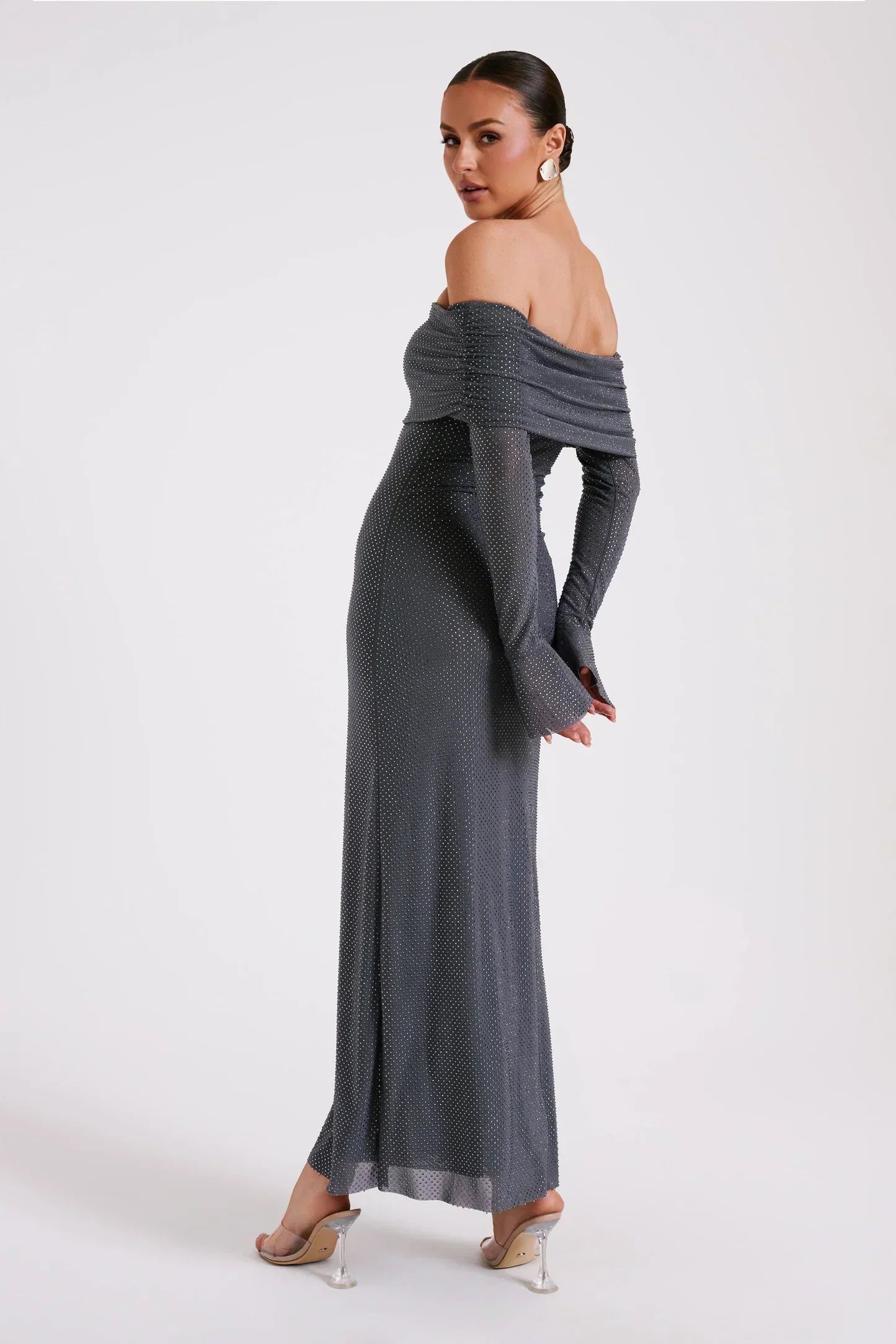 Malika | Elegante Off-Shoulder Jurk - Fashion Lab