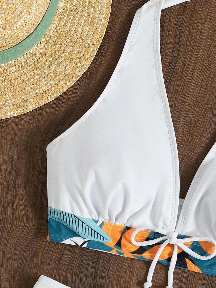 Amara | Sportieve Halter Bikini met Shorts - Fashion Lab