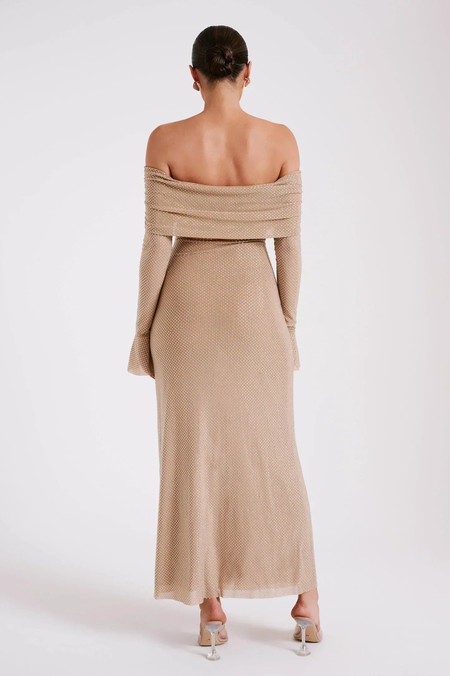 Malika | Elegante Off-Shoulder Jurk - Fashion Lab