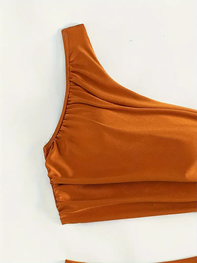 Joelle | Elegante One-Shoulder Bikini Set - Fashion Lab