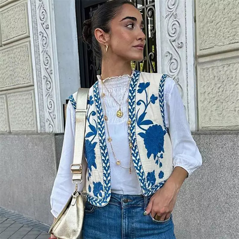 Chana | Geborduurde Blouse - Fashion Lab