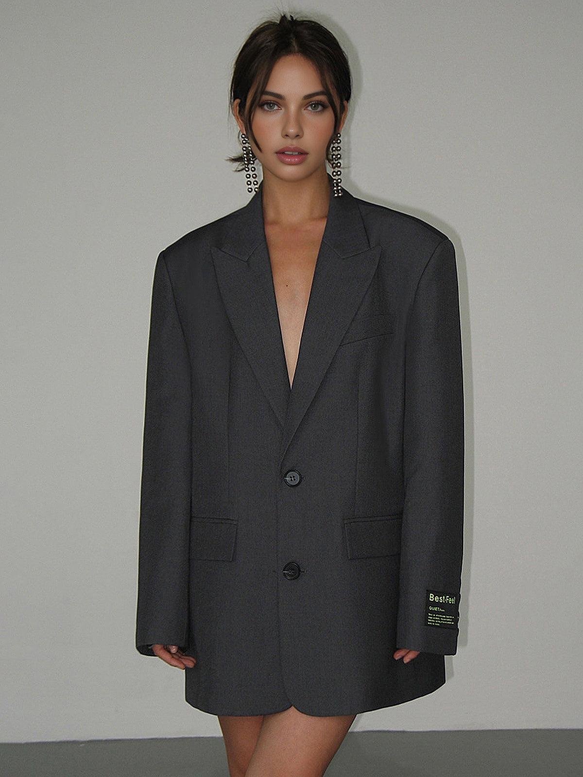 Abby | Oversized Blazer Jurk - Fashion Lab