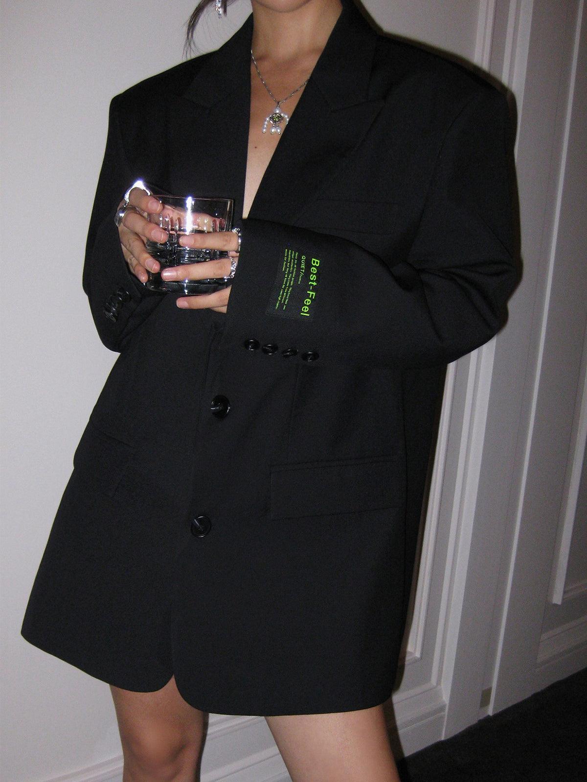 Abby | Oversized Blazer Jurk - Fashion Lab