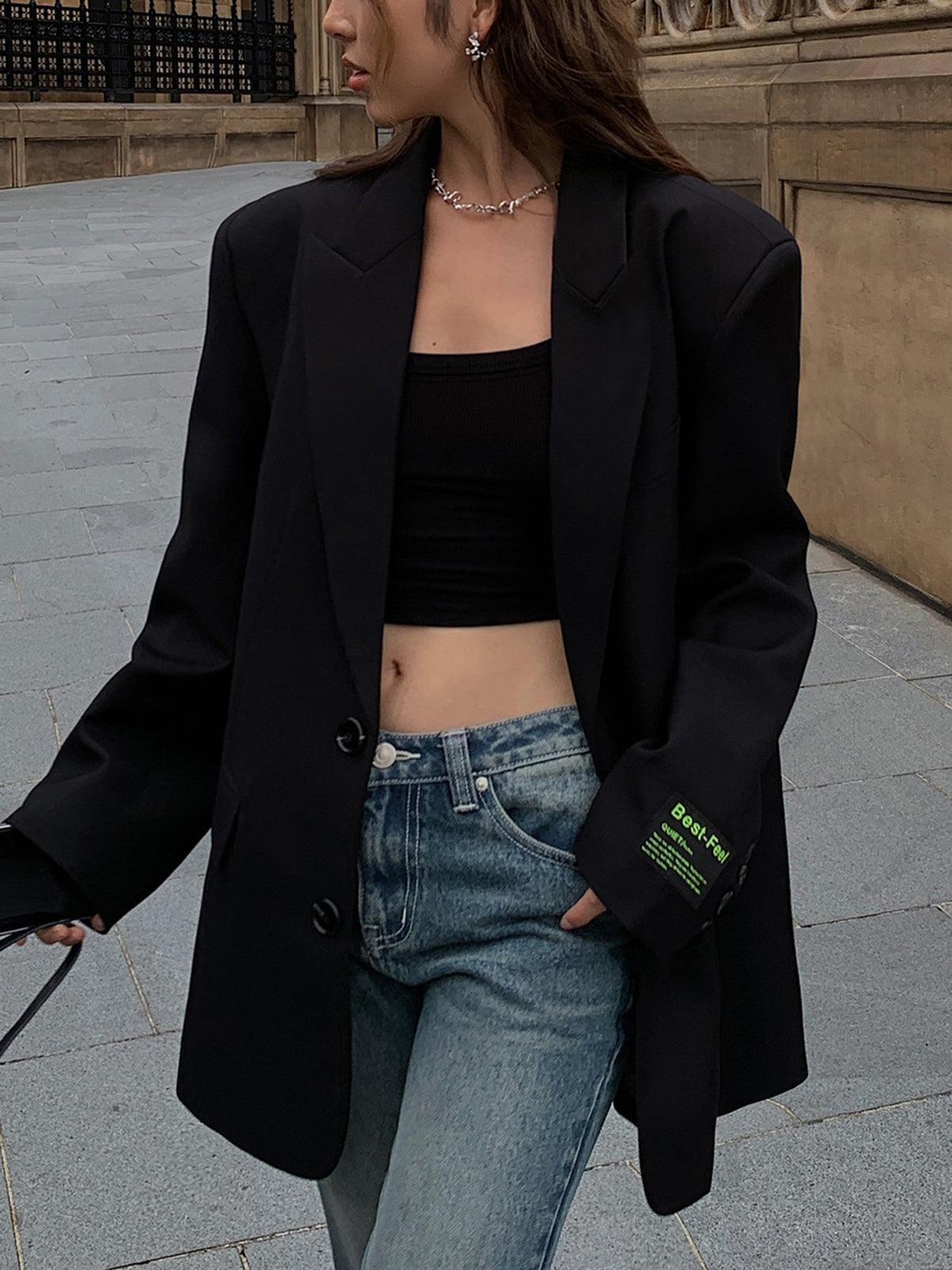 Abby | Oversized Blazer Jurk - Fashion Lab