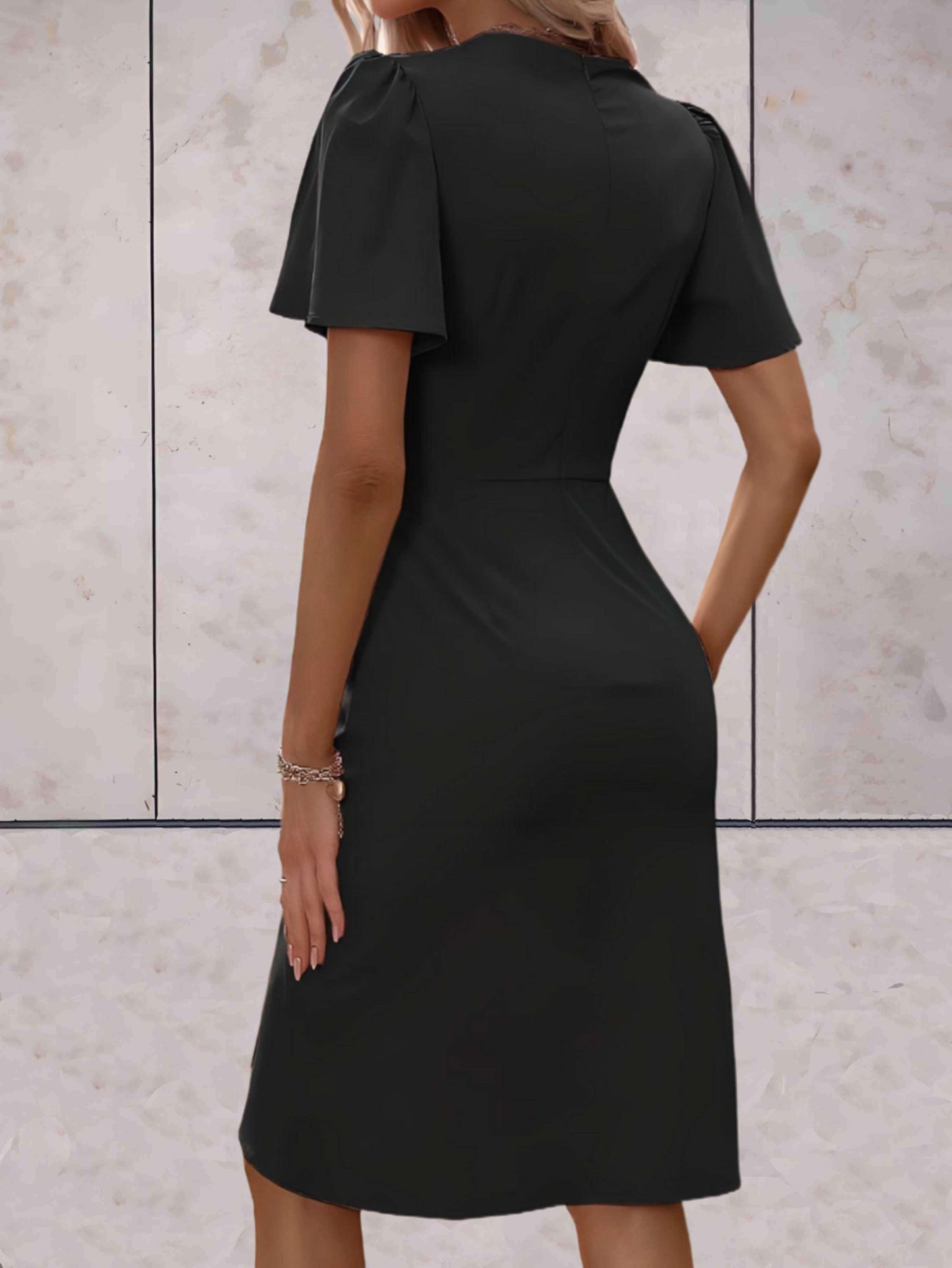 Fallon | Elegant Wrap Dress - Fashion Lab