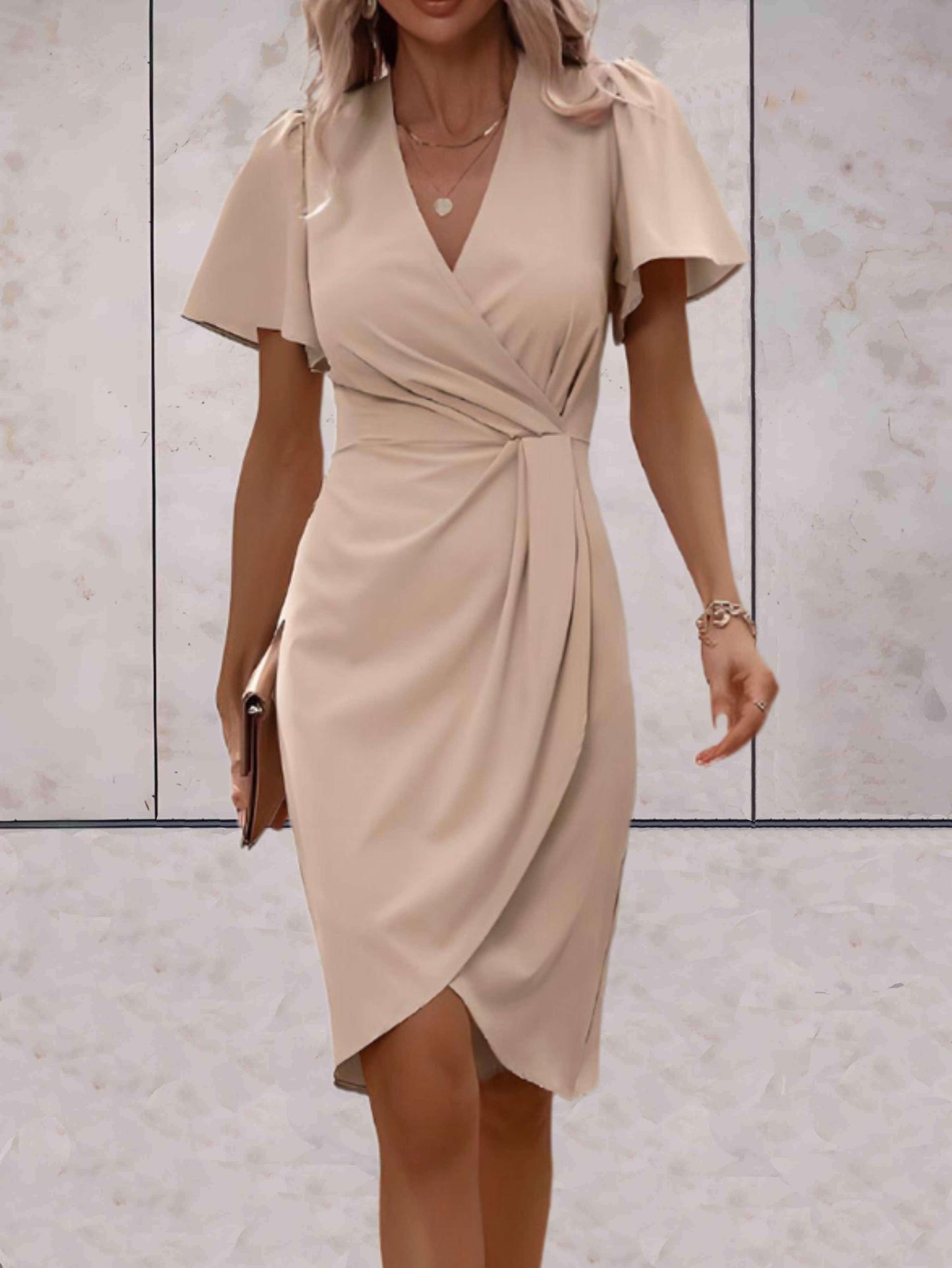 Fallon | Elegant Wrap Dress - Fashion Lab