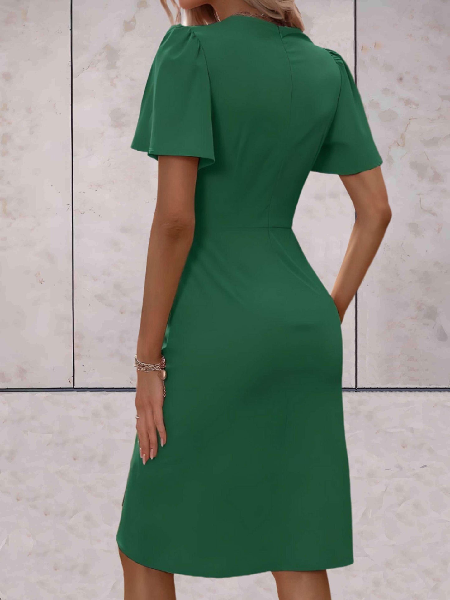 Fallon | Elegant Wrap Dress - Fashion Lab