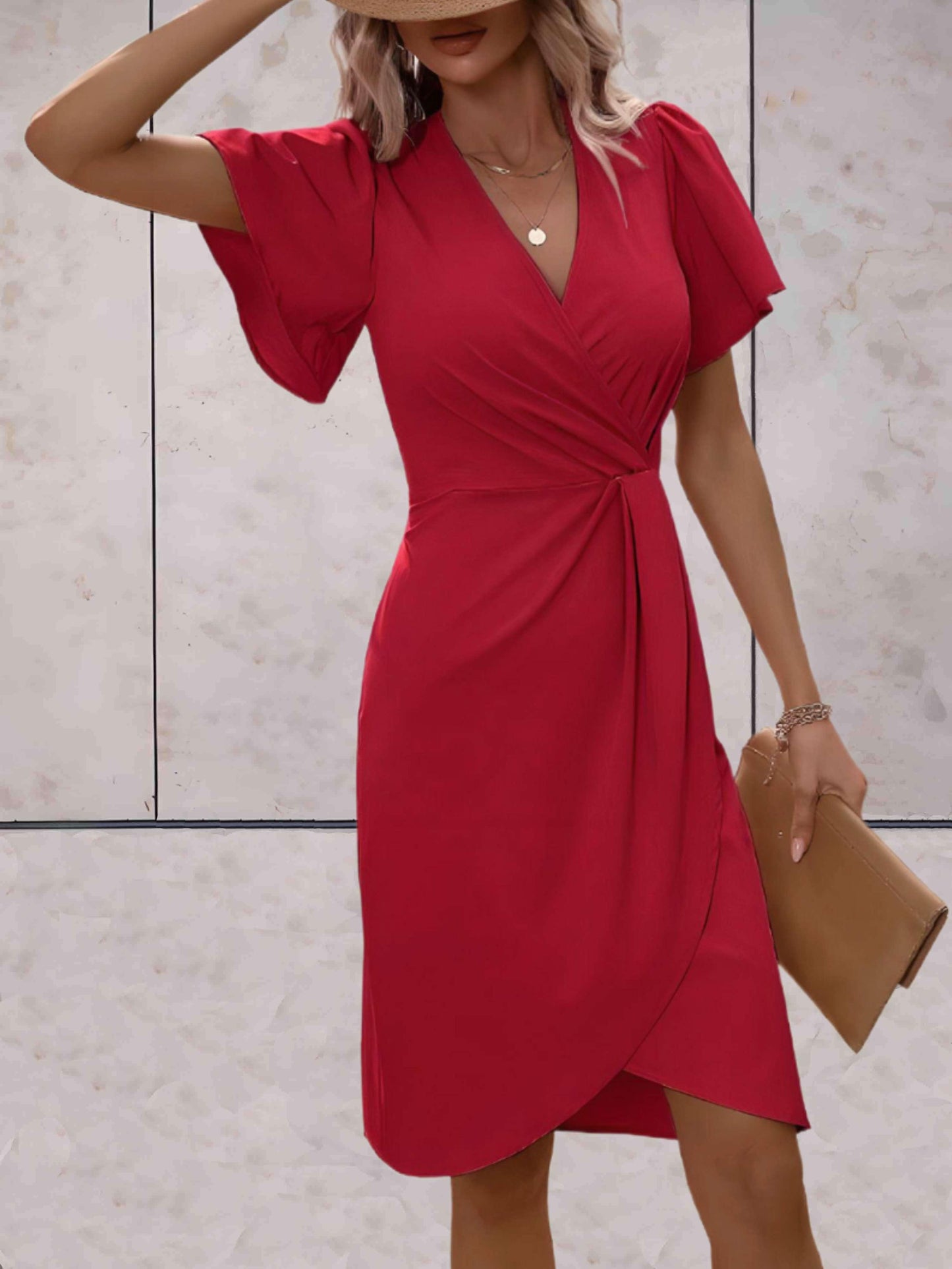 Fallon | Elegant Wrap Dress - Fashion Lab