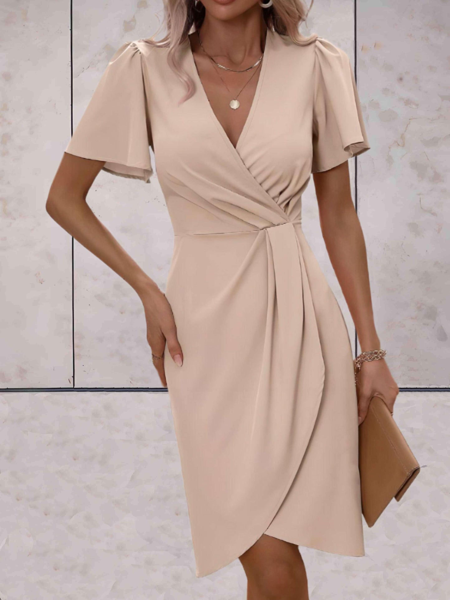 Fallon | Elegant Wrap Dress - Fashion Lab