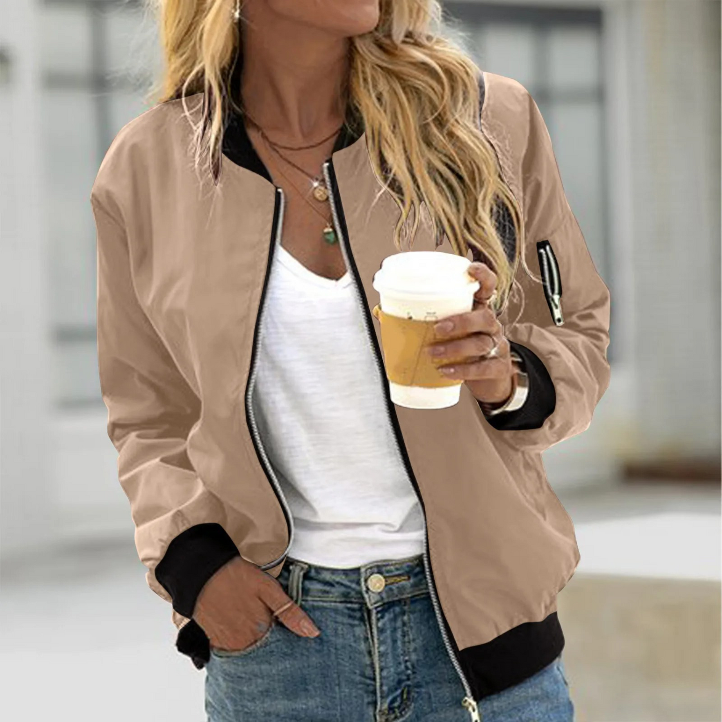 Macy | Casual Bomber Jacket - Fashion Lab