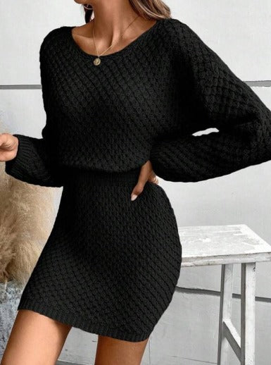 Catarina | Gebreide Sweater Jurk - Fashion Lab
