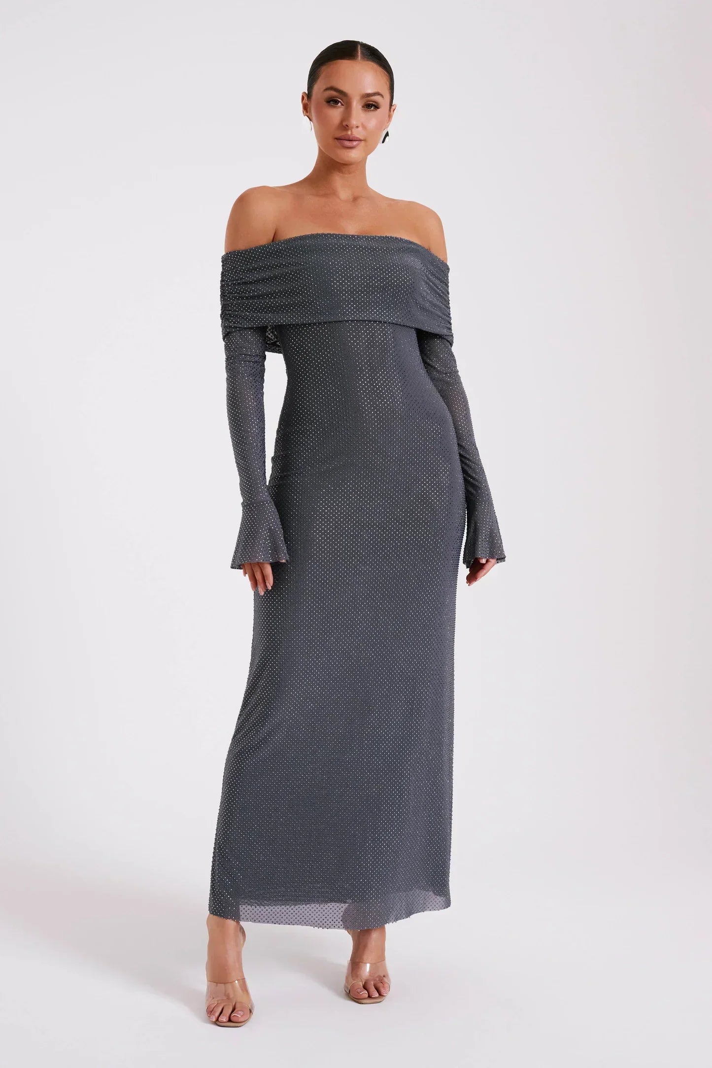 Malika | Elegante Off-Shoulder Jurk - Fashion Lab