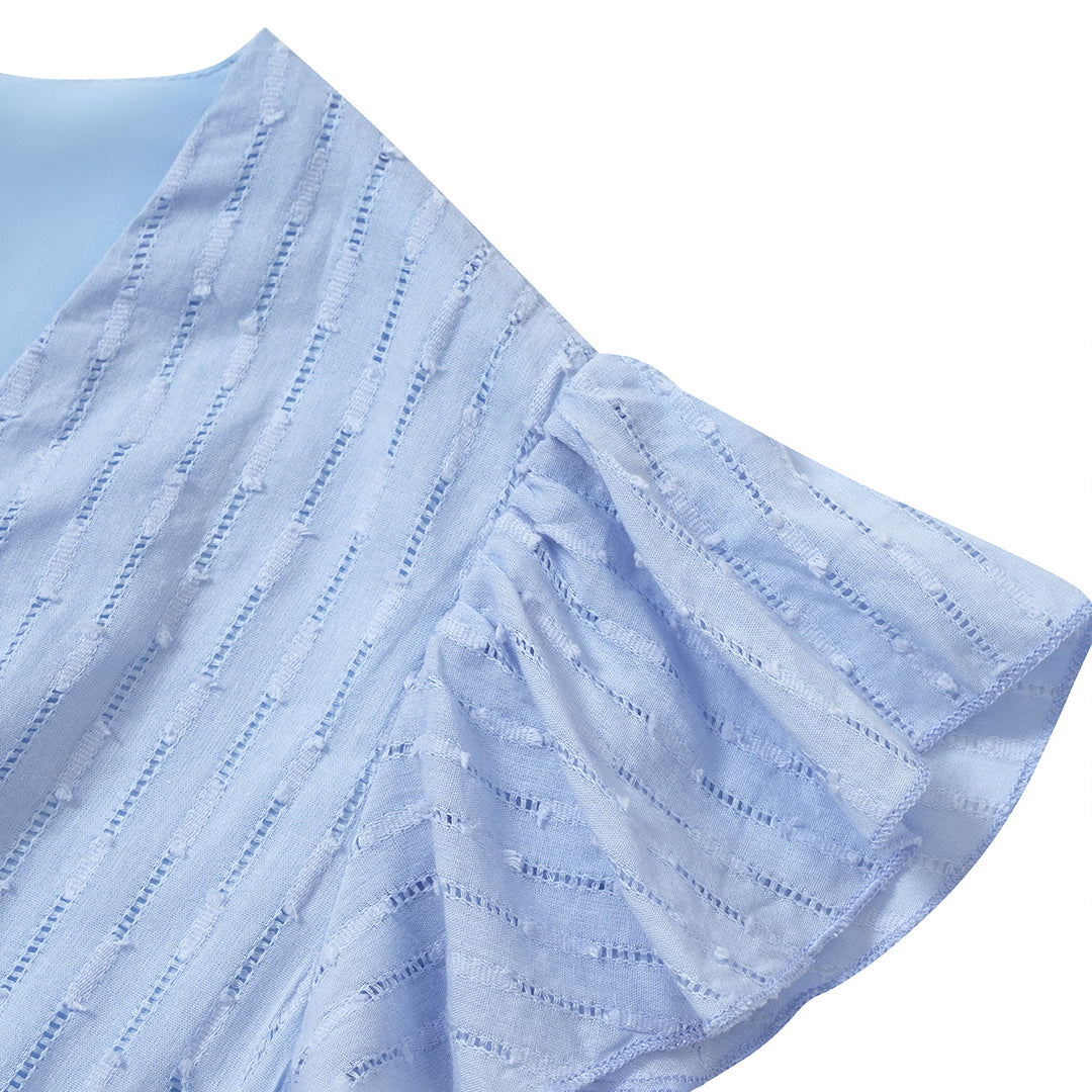 Helena | Romantische Crochet Midi Jurk - Fashion Lab