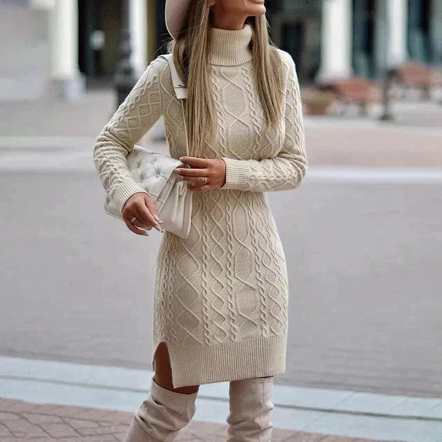 Luise | Gebreide Coltrui Jurk