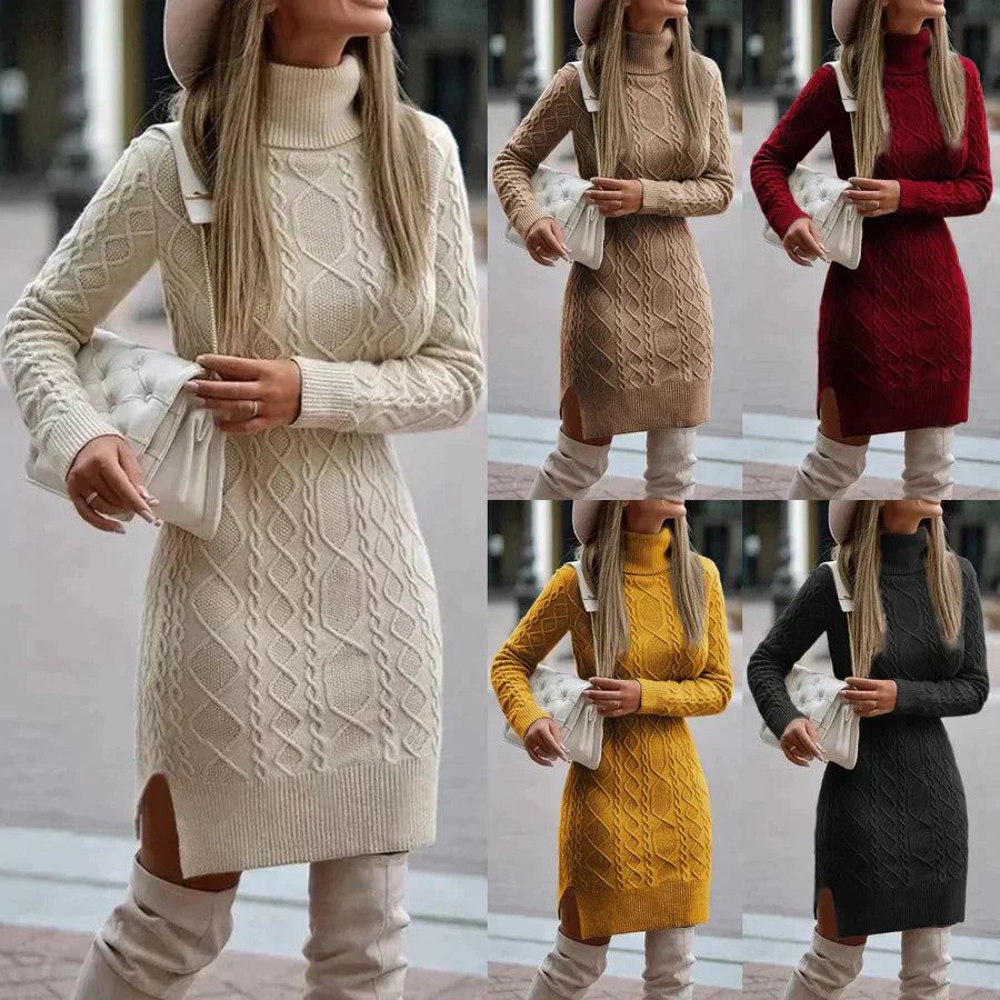 Luise | Gebreide Coltrui Jurk