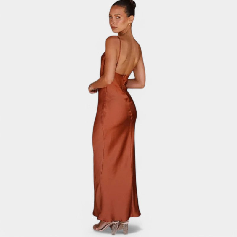 Neriah | Tijdloze Satijnen Jurk - Fashion Lab