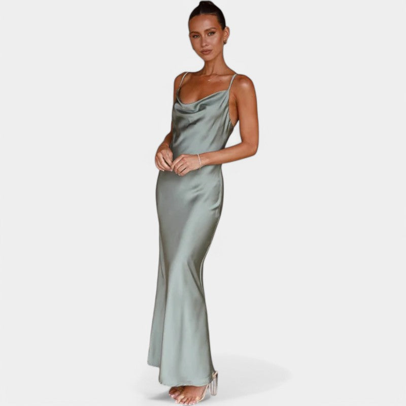 Neriah | Tijdloze Satijnen Jurk - Fashion Lab
