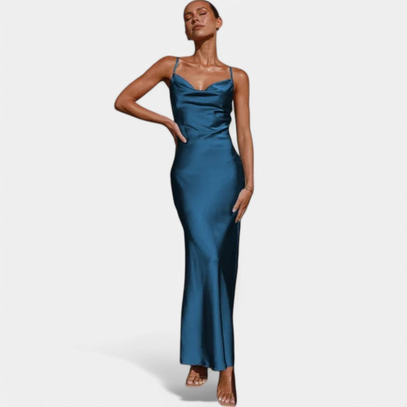 Neriah | Tijdloze Satijnen Jurk - Fashion Lab