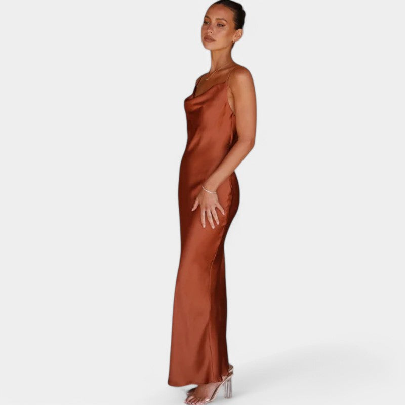 Neriah | Tijdloze Satijnen Jurk - Fashion Lab