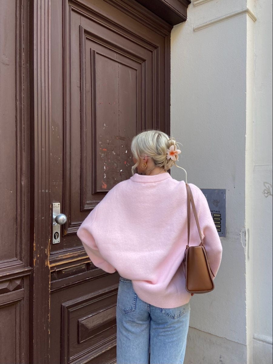 Joan | Oversized Roze Trui - Fashion Lab