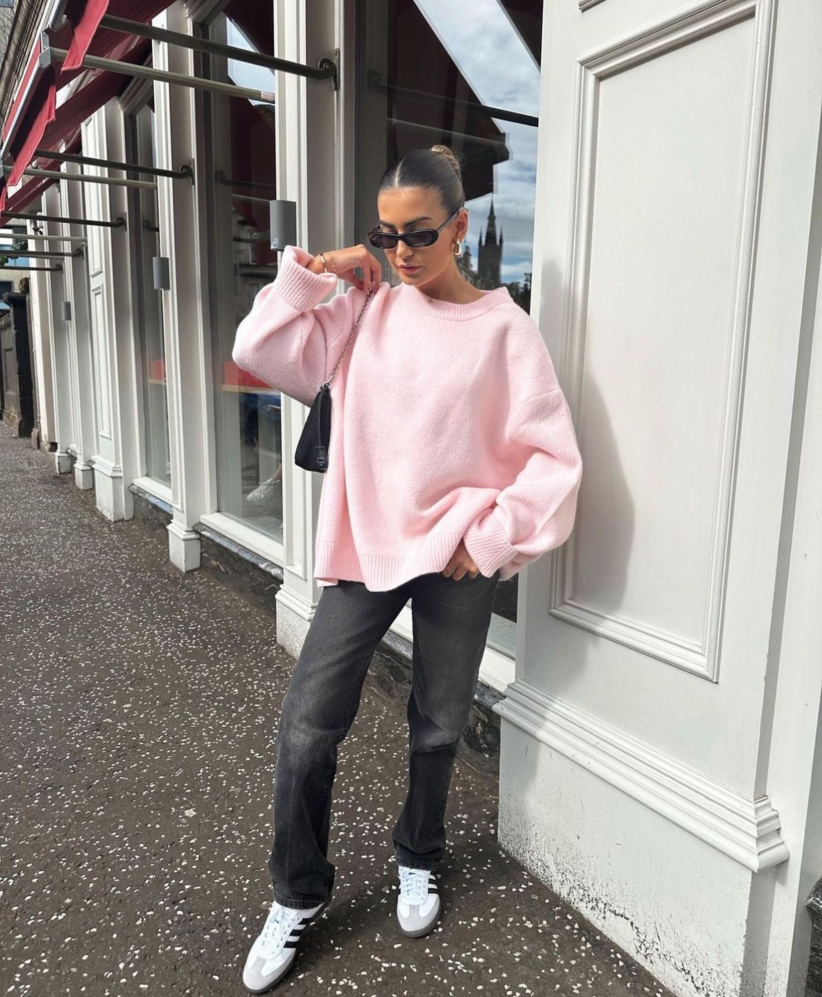 Joan | Oversized Roze Trui - Fashion Lab