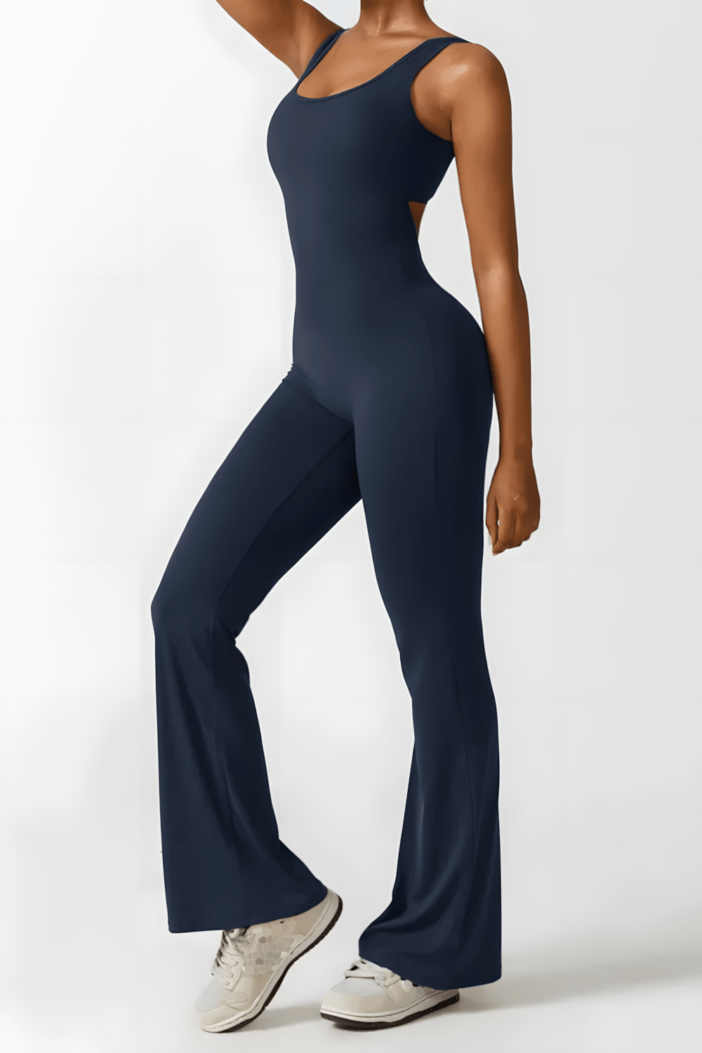 Demi | Elegante Flaire Jumpsuit