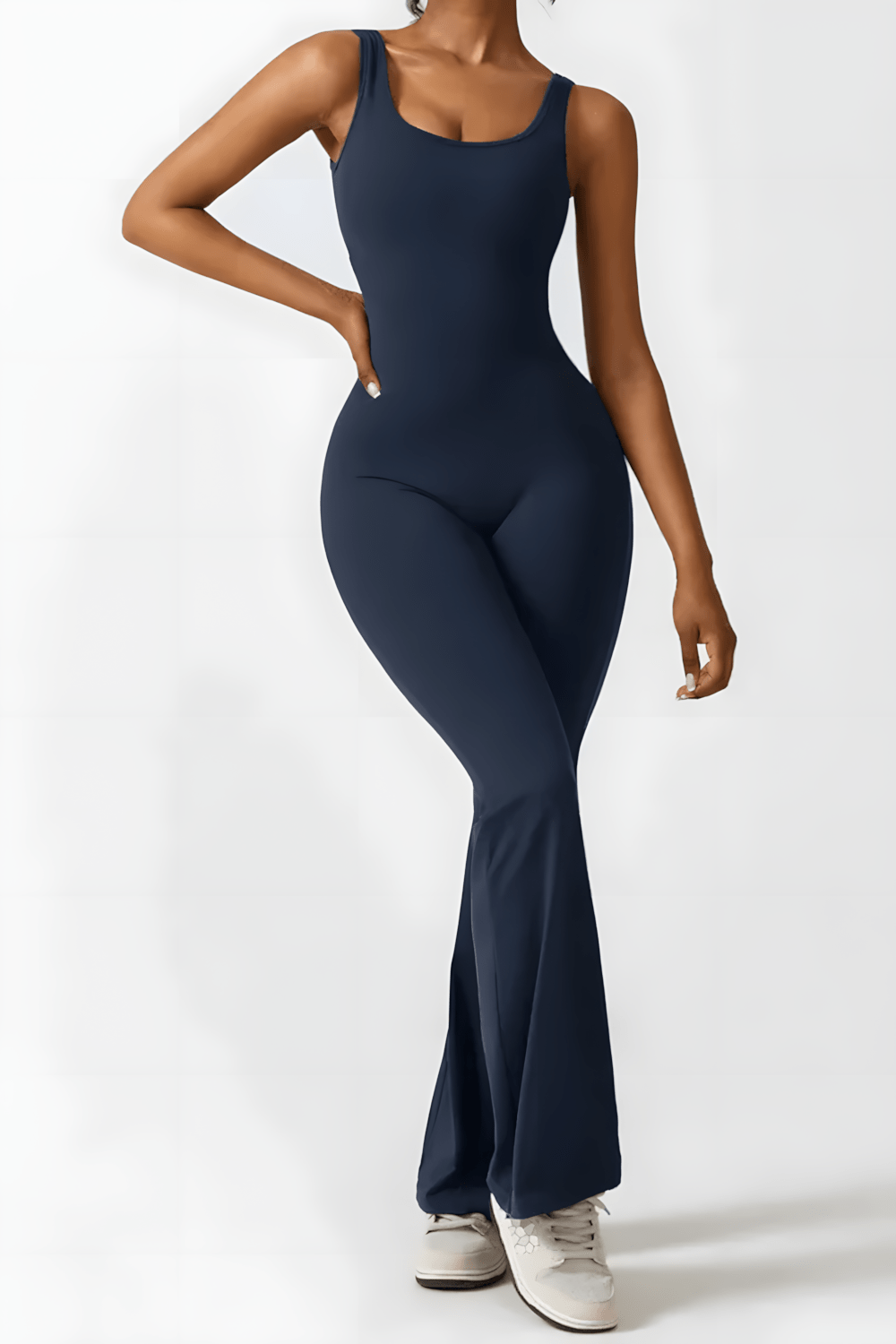 Demi | Elegante Flaire Jumpsuit
