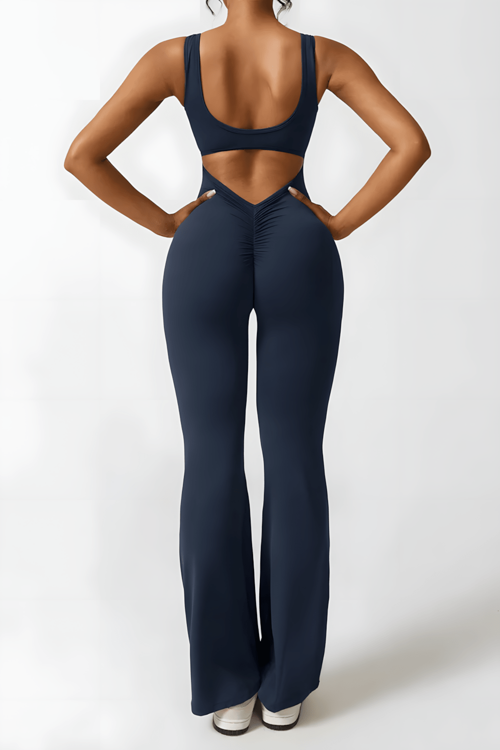 Demi | Elegante Flaire Jumpsuit
