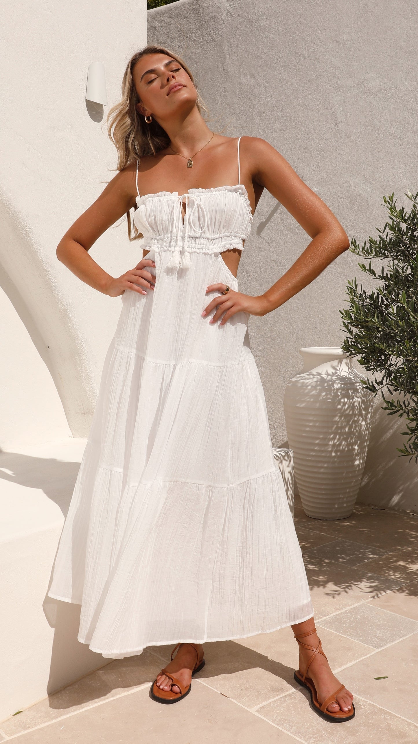 Amoura | Tiered Maxi Jurk - Fashion Lab