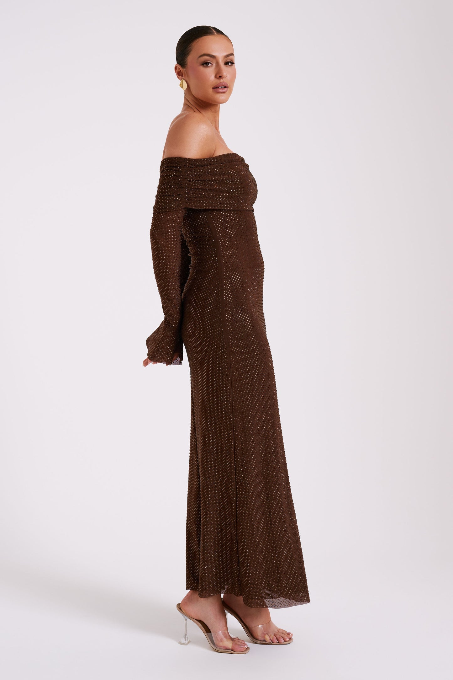 Malika | Elegante Off-Shoulder Jurk - Fashion Lab
