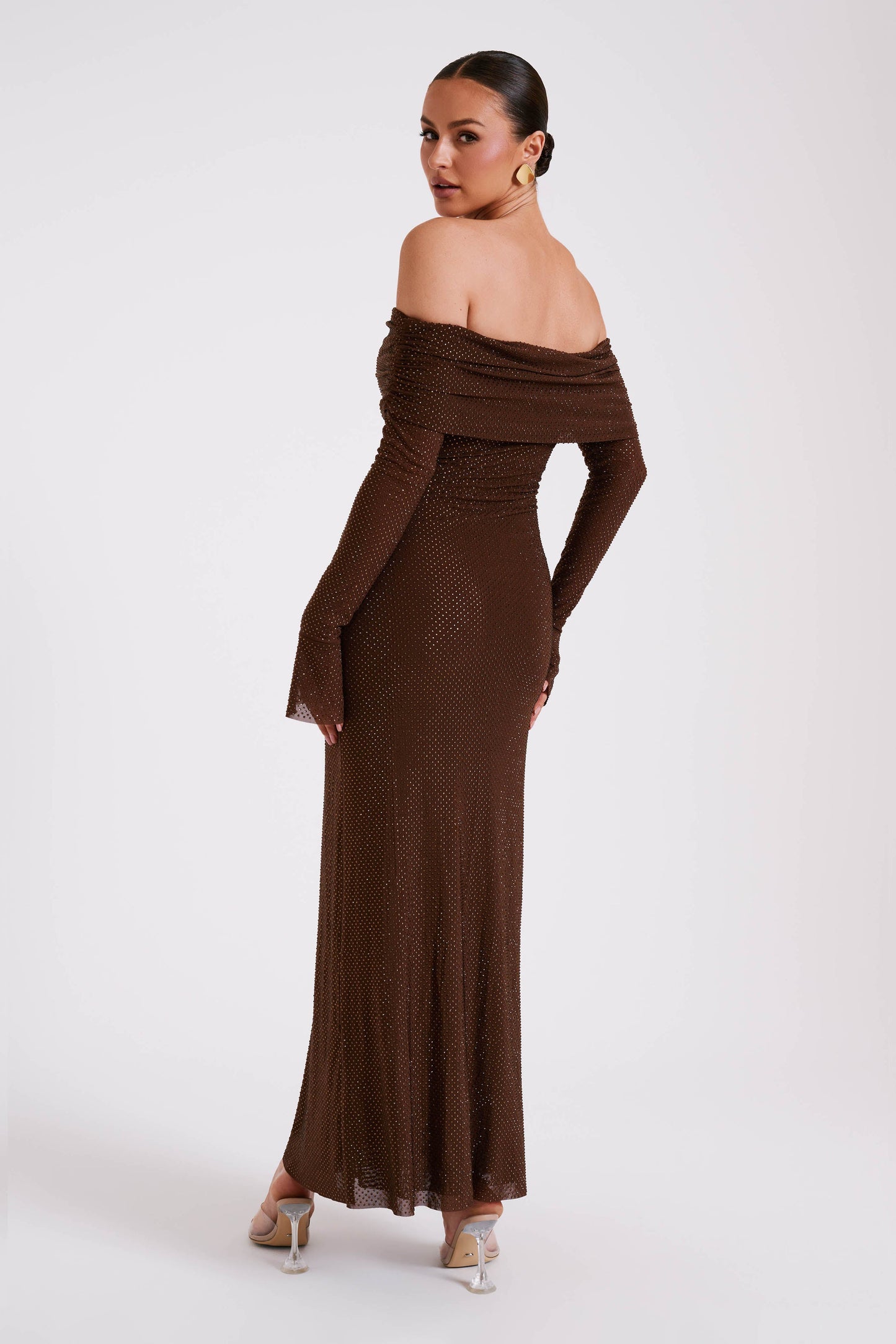 Malika | Elegante Off-Shoulder Jurk - Fashion Lab