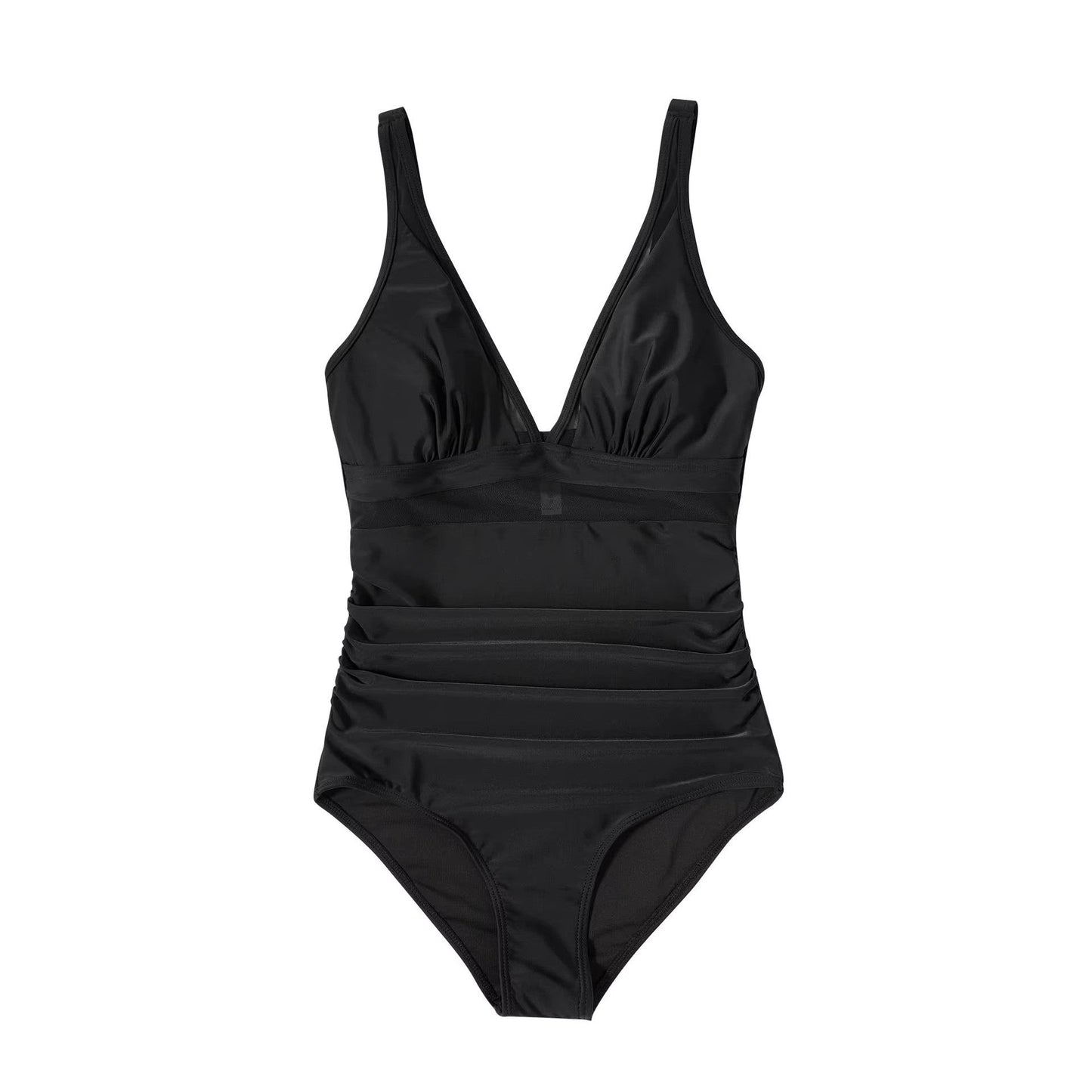 Remi | Plunge Mesh Badpak - Fashion Lab