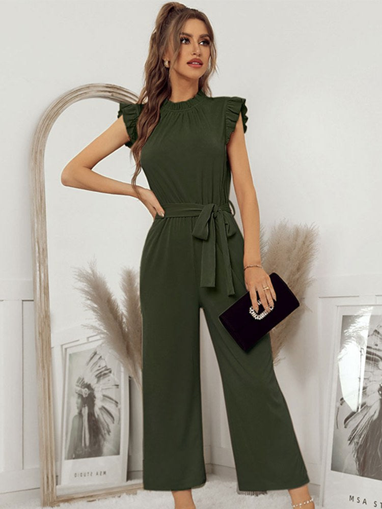 Jenny | Elegante Jumpsuit met Ruches - Fashion Lab
