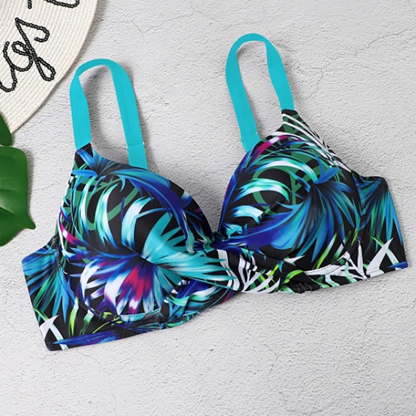 Cecile | Tropische High-Waist Bikini - Fashion Lab