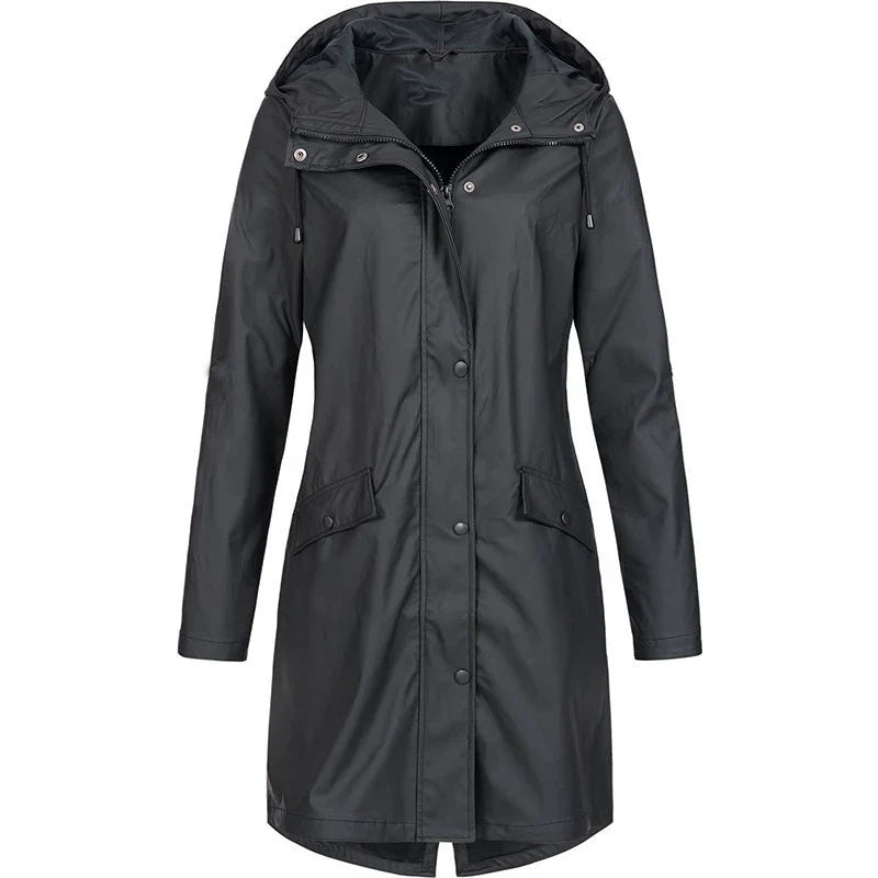 Jas voor dames – Sabine | Regenjas met capuchon