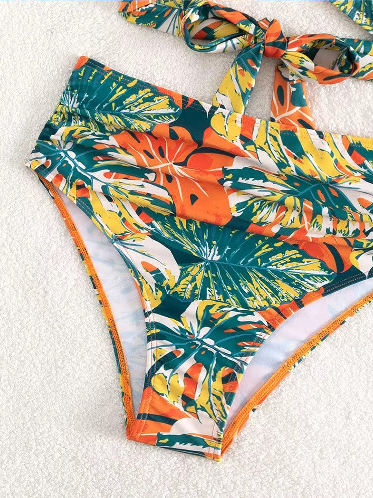 Amira | Tropische Ruffle Bikini - Fashion Lab