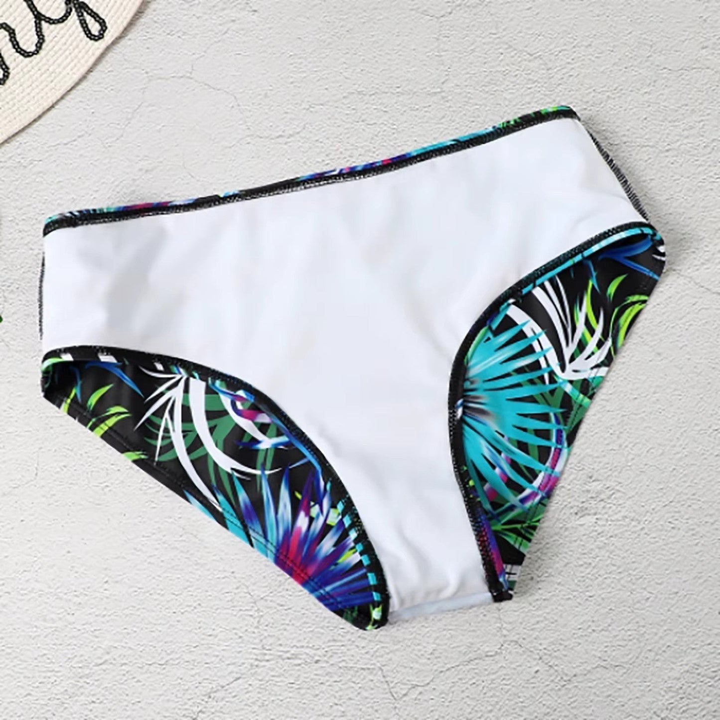 Cecile | Tropische High-Waist Bikini - Fashion Lab