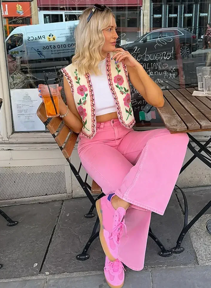 Chana | Geborduurde Blouse - Fashion Lab