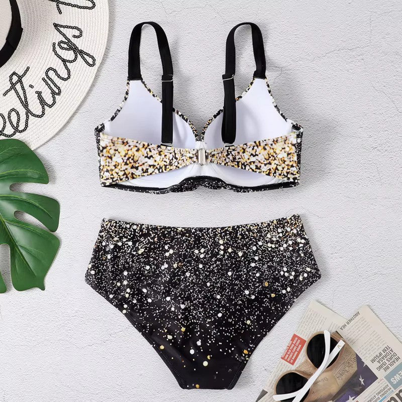 Cecile | Tropische High-Waist Bikini - Fashion Lab