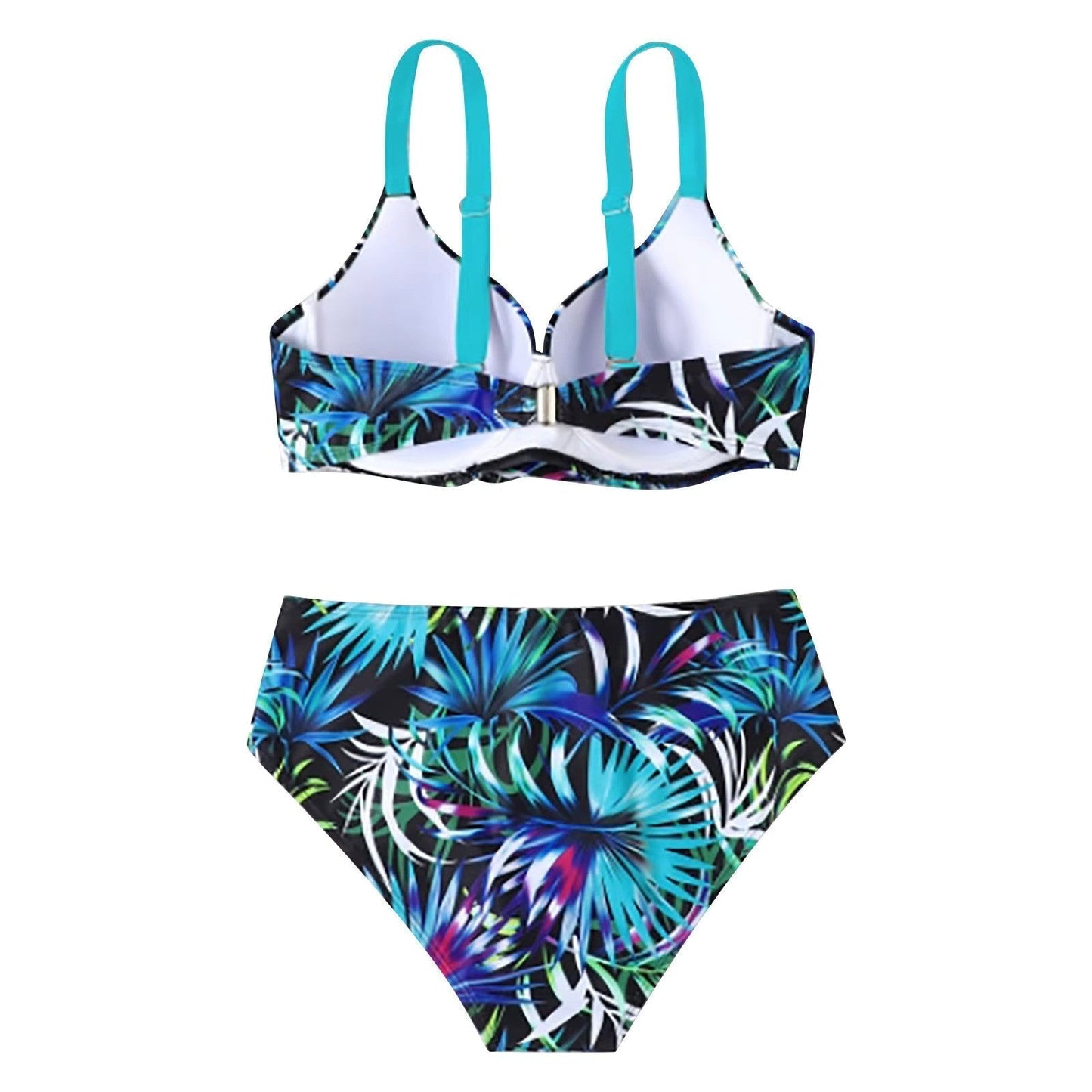 Cecile | Tropische High-Waist Bikini - Fashion Lab