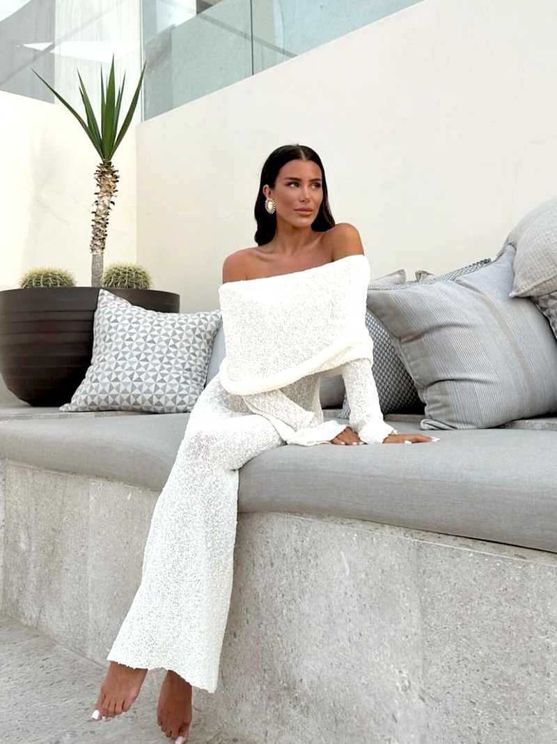 Melissa | Off Shoulder Maxi-Jurk - Fashion Lab