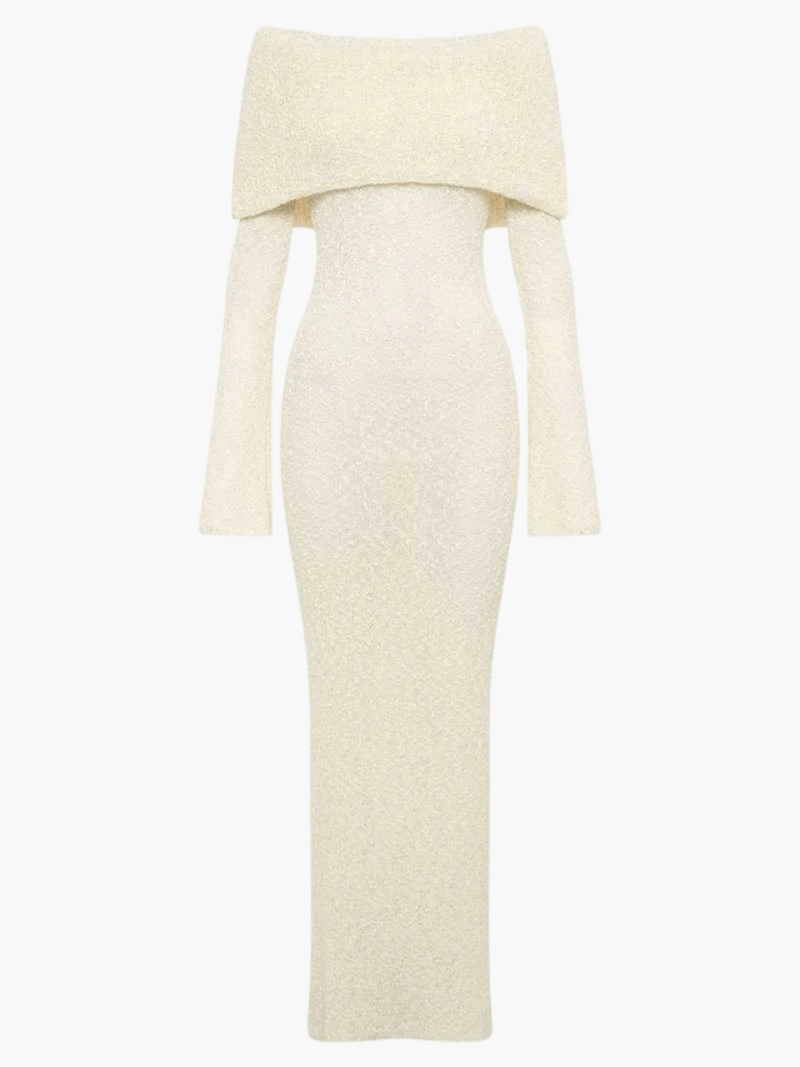 Melissa | Off Shoulder Maxi-Jurk - Fashion Lab