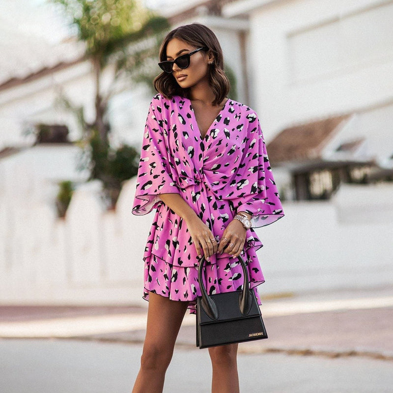 Halle | Bohemian Mini Dress - Fashion Lab