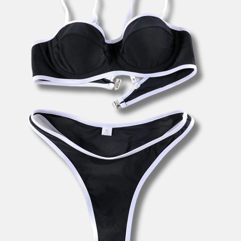 Nancy | Minimalistische Bandeau Bikini Set - Fashion Lab