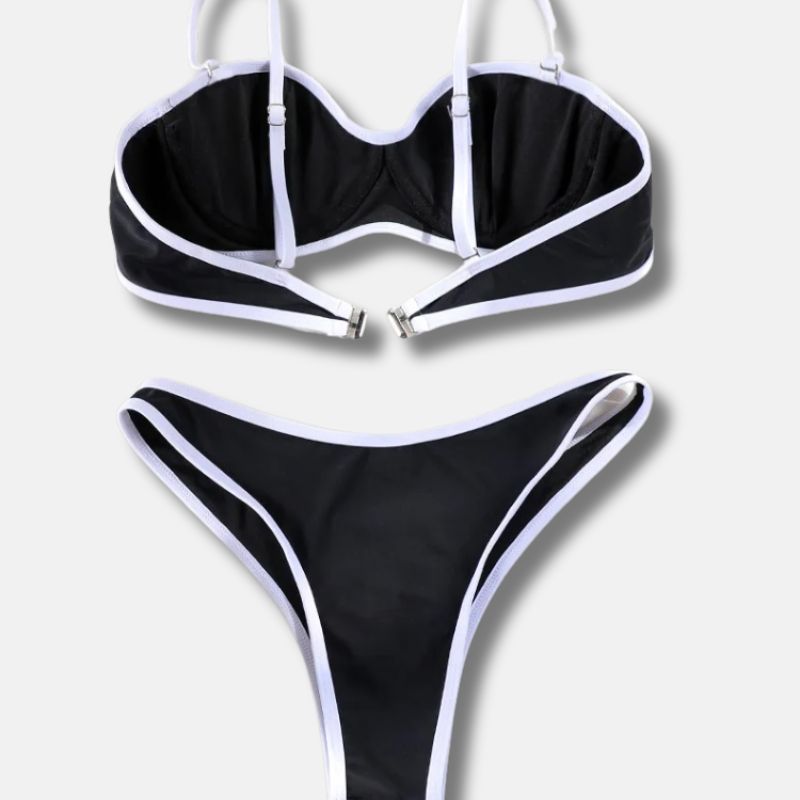 Nancy | Minimalistische Bandeau Bikini Set - Fashion Lab